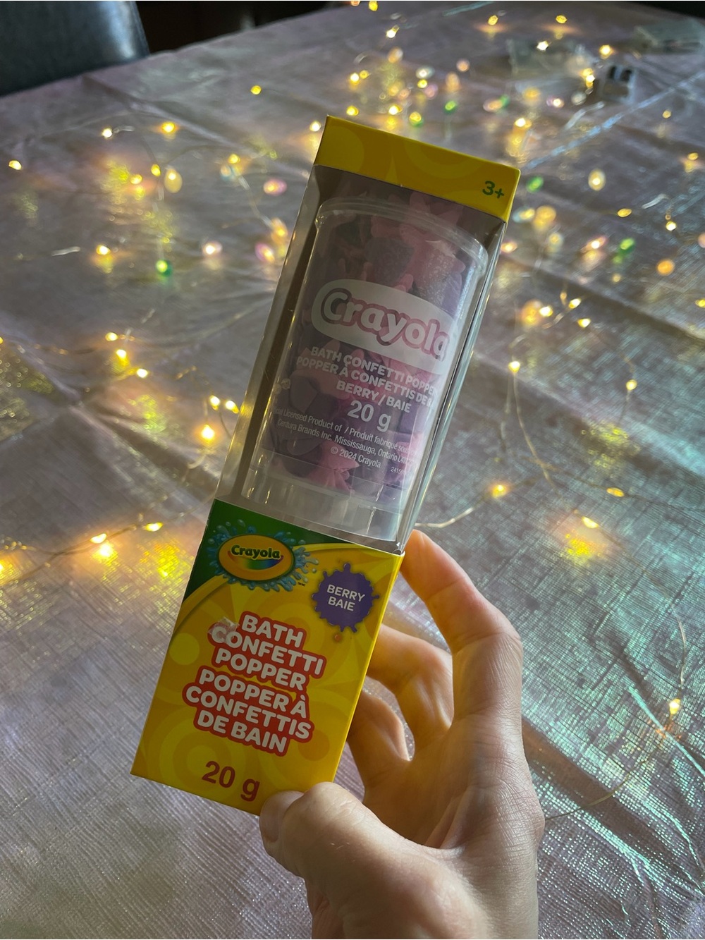 Crayola Berry Bath Confetti Popper